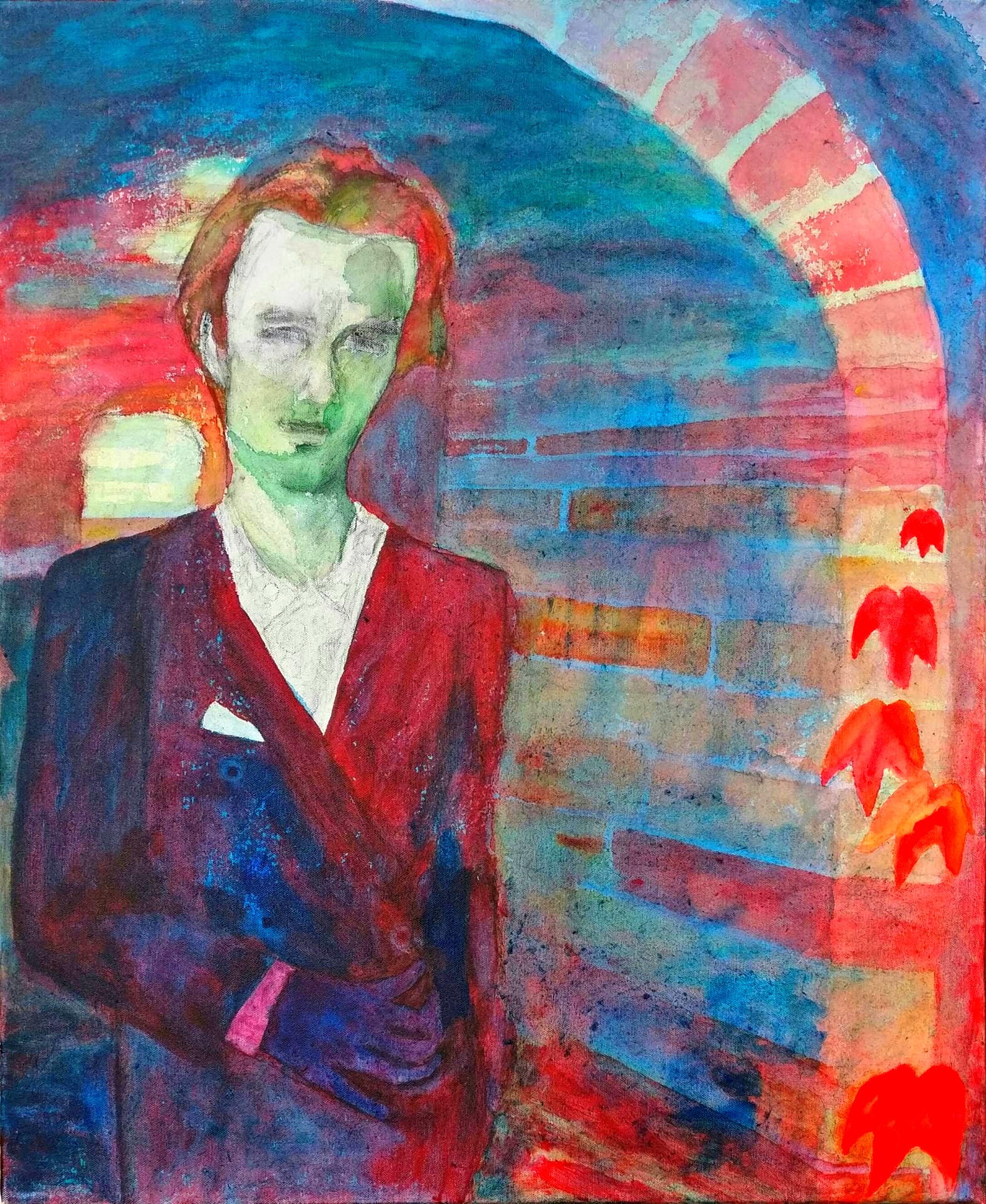 Painting Cellar vault, Painting on canvas