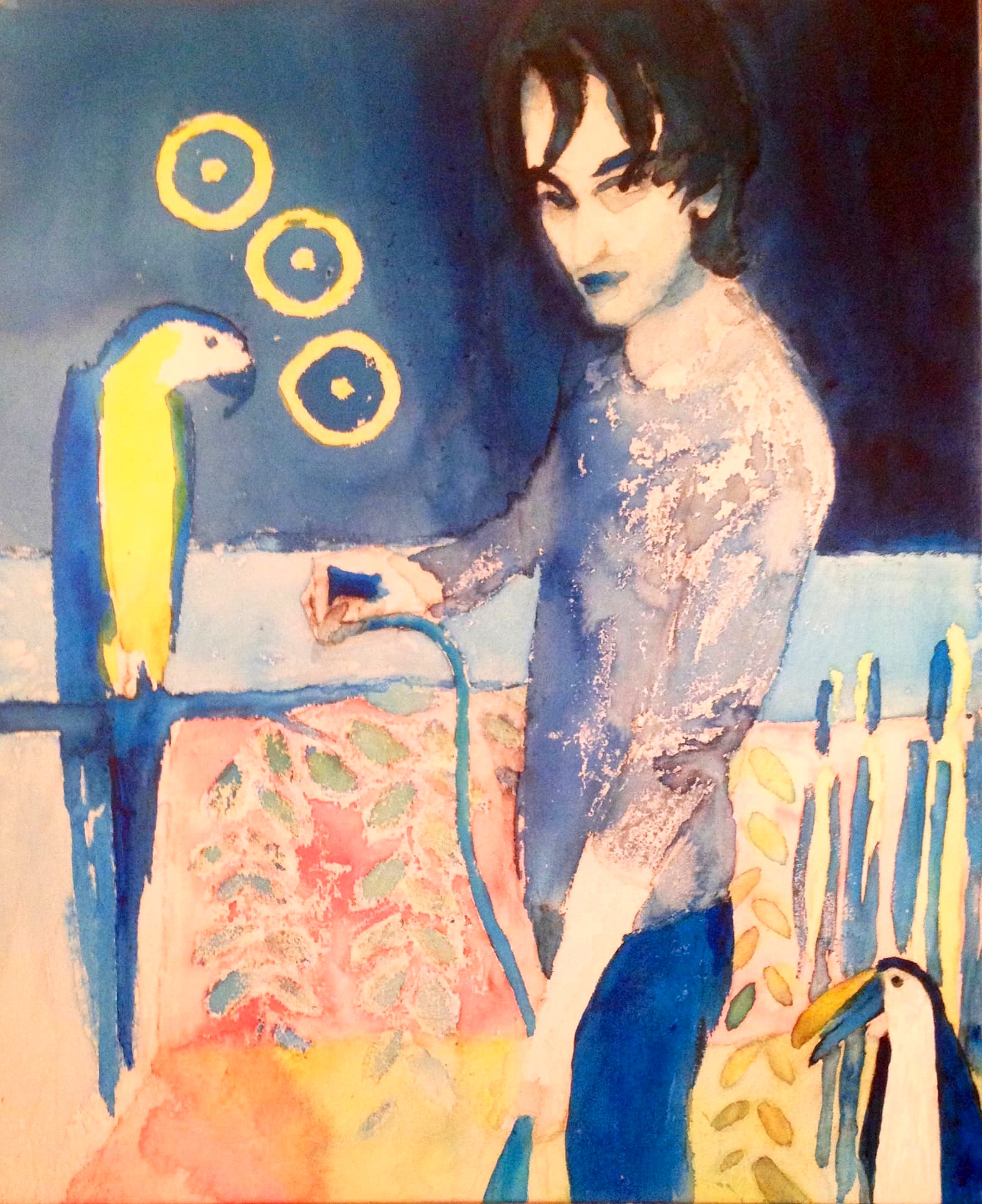Painting Reap in joy, Painting on canvas